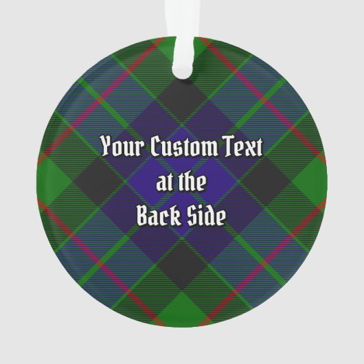 Clan Gunn Tartan Ornament (achterkant)