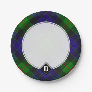 Clan Gunn Tartan Paper Borden Papieren Bordje
