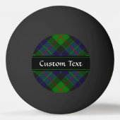 Clan Gunn Tartan Ping Pong Ball (Achterkant)