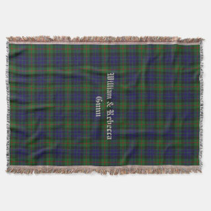 Clan Gunn Tartan Pset Custom Throw Blanket Deken
