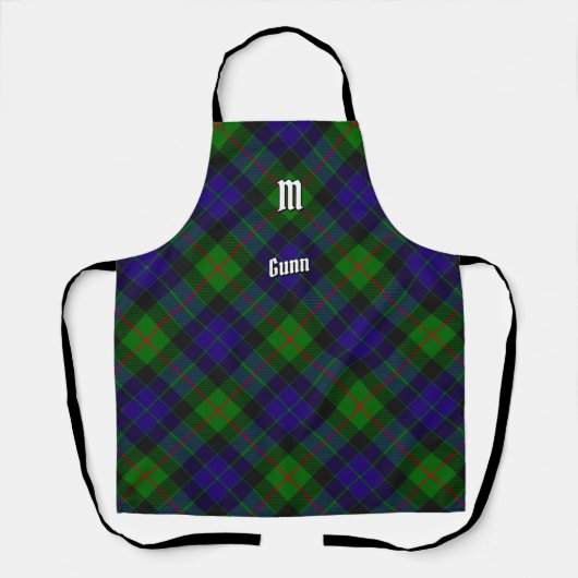 Clan Gunn Tartan Schort (Voorkant)