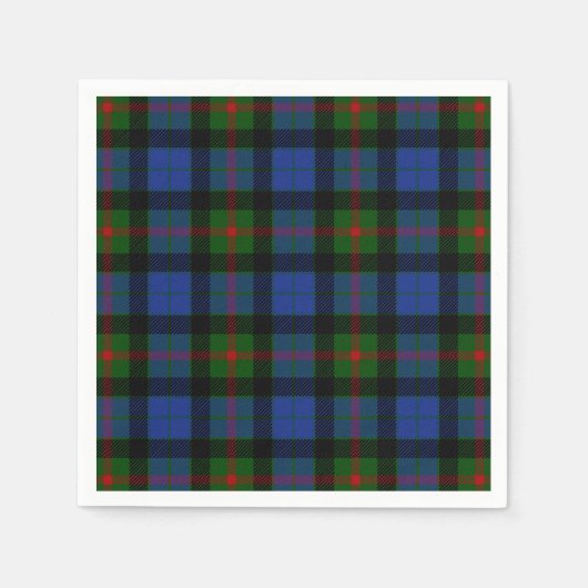Clan Gunn Tartan Servetten (Voorkant)