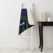 Clan Gunn Tartan Sherpa Blanket Sherpa Deken (In situ)