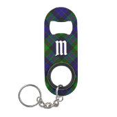 Clan Gunn Tartan Sleutelhanger Bottle Open Mini Flessenopener (Voorkant)