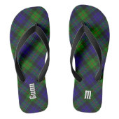 Clan Gunn Tartan Teenslippers (Voetbed)