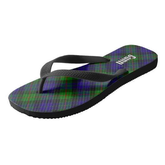 Clan Gunn Tartan Teenslippers (Schuin)