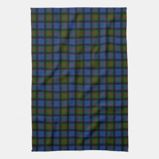 Clan Gunn Tartan Theedoek (Verticaal)