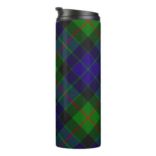 Clan Gunn Tartan Thermal Tumbler Thermosbeker (Geroteerd rechts)