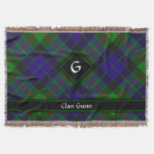 Clan Gunn Tartan Throw Blanket Deken (Voorkant)