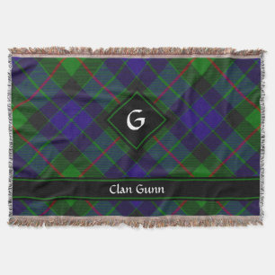 Clan Gunn Tartan Throw Blanket Deken