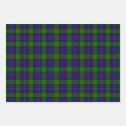 Clan Gunn Tartan Wrapping Paper Sheets (Voorkant)