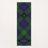 Clan Gunn Tartan Yoga Mat (Voorkant)