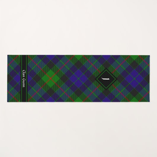 Clan Gunn Tartan Yoga Mat (Voorkant (horizontaal))