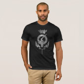 Clan Gunn Thistle Crest T-shirt (Voorkant volledig)