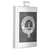 Clan Gunn Wapen & Tartan Flacon (Rechts)
