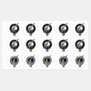 Clan Gunn Wapen & Tartan + Oudnoorse Labels