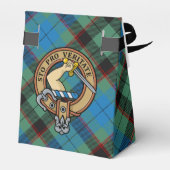 Clan Guthrie Crest over Tartan Bedankdoosjes (Achterkant)