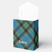 Clan Guthrie Crest over Tartan Bedankdoosjes (Geopend)