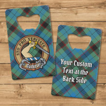 Clan Guthrie Crest over Tartan