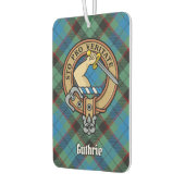 Clan Guthrie Crest over Tartan Luchtverfrisser (Links)