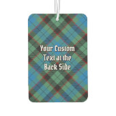 Clan Guthrie Crest over Tartan Luchtverfrisser (Achterkant)