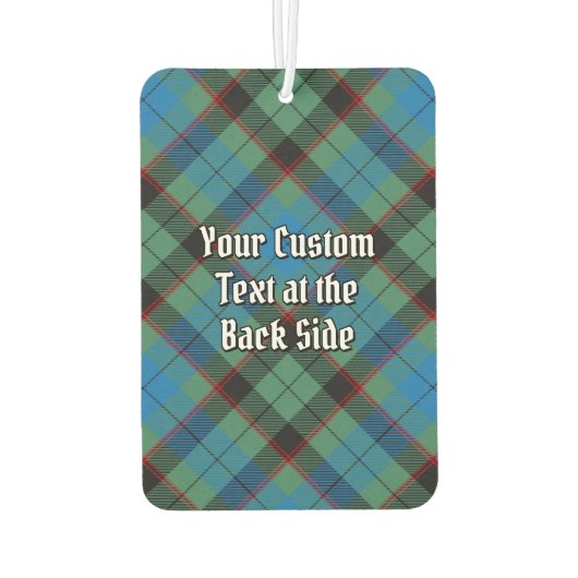 Clan Guthrie Crest over Tartan Luchtverfrisser (Achterkant)