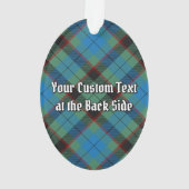 Clan Guthrie Crest over Tartan Ornament (achterkant)