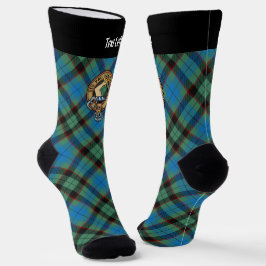 Clan Guthrie Crest over Tartan Sokken