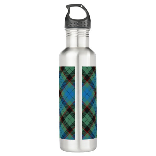 Clan Guthrie Crest over Tartan Waterfles (Achterkant)