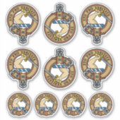 Clan Guthrie Crest Sticker Set (Voorkant)