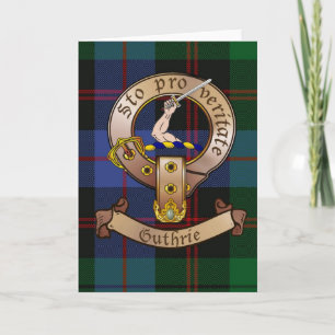 Clan Guthrie Notecards Kaart