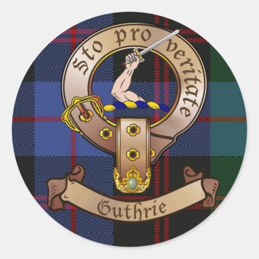 Clan Guthrie Stickers (Voorkant)