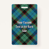 Clan Guthrie Tartan Badge (Achterkant)