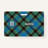 Clan Guthrie Tartan Badge (Voorkant)
