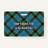 Clan Guthrie Tartan Badge (Achterkant)