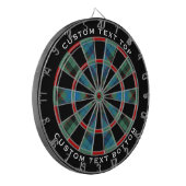 Clan Guthrie Tartan Dartbord (Voorkant Links)