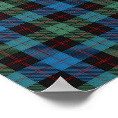 Clan Guthrie Tartan - Digitaal downloaden Poster (Hoek)