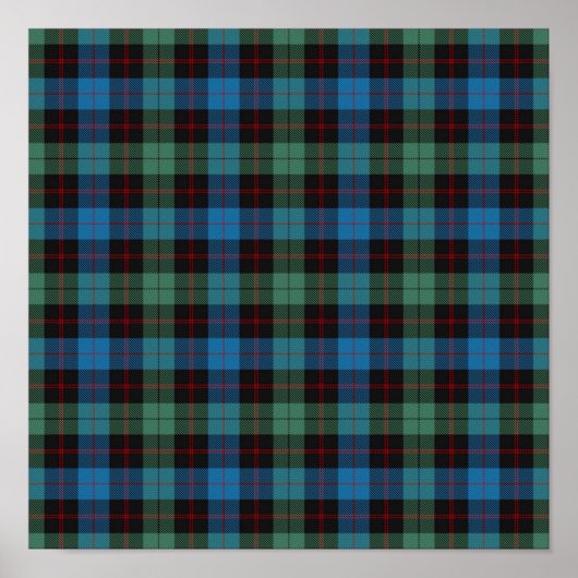 Clan Guthrie Tartan - Digitaal downloaden Poster (Voorkant)