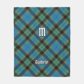 Clan Guthrie Tartan Fleece Deken (Voorkant)