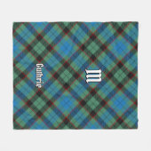 Clan Guthrie Tartan Fleece Deken (Voorkant (Horizontaal))