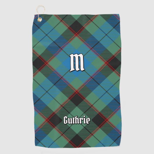 Clan Guthrie Tartan Golfhanddoek (Voorkant)