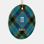 Clan Guthrie Tartan Keramisch Ornament (Rechts)