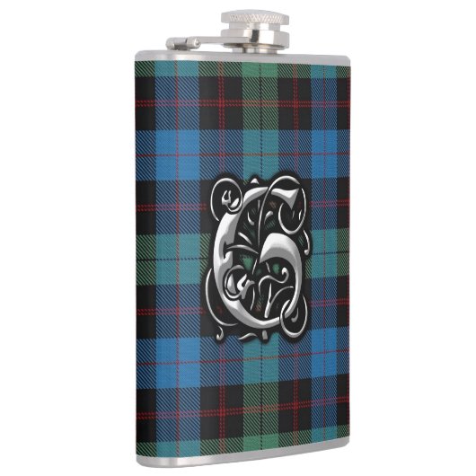 Clan Guthrie Tartan Old Scotland Flask Heupfles (Rechts)