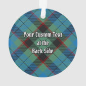Clan Guthrie Tartan Ornament (achterkant)