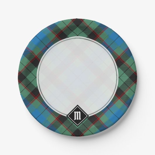Clan Guthrie Tartan Papieren Bordje (Voorkant)
