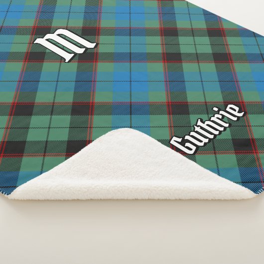 Clan Guthrie Tartan Sherpa Deken (3/4)