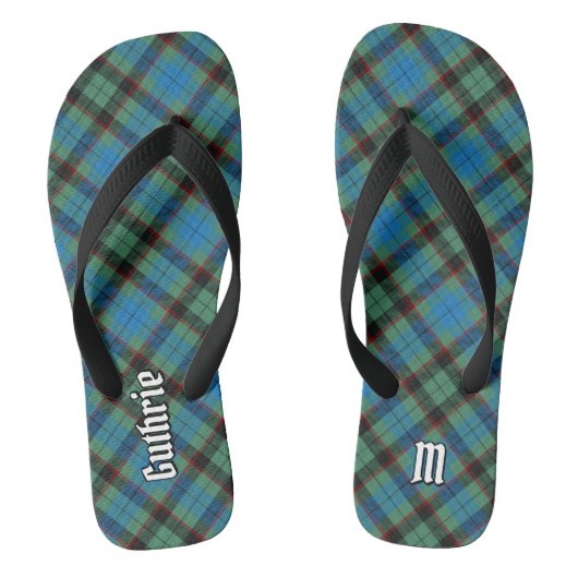 Clan Guthrie Tartan Teenslippers (Voetbed)