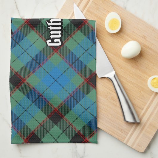 Clan Guthrie Tartan Theedoek (Quarter Fold)