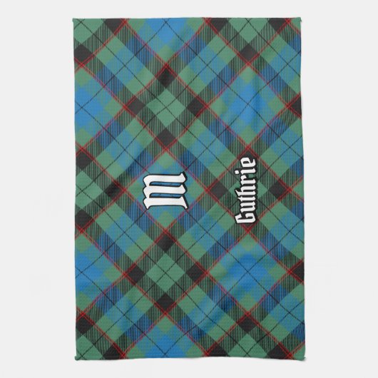 Clan Guthrie Tartan Theedoek (Verticaal)