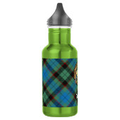 Clan Guthrie-wapen boven tartan Waterfles (Links)
